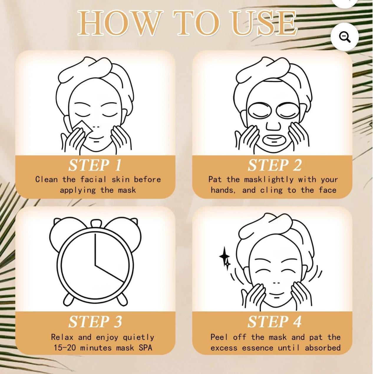 SADOER PLANT MASK SERIES(LET YOUR SKIN GLOW WITH YOUTH)