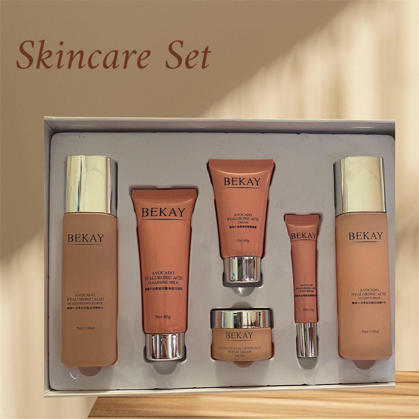 BELAY AVOCADO HYALURONIC ACID 6 PIECE SET