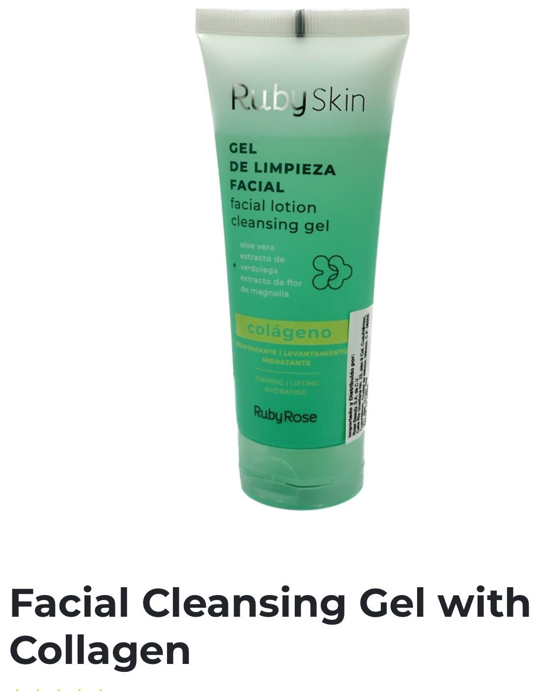 Ruby Lotion Facial Cleansing Gel Collagen