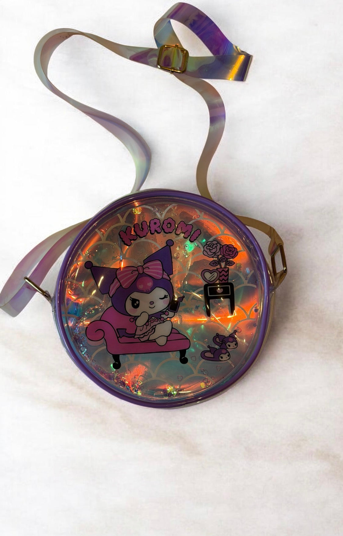 Holographic Plastic Purse