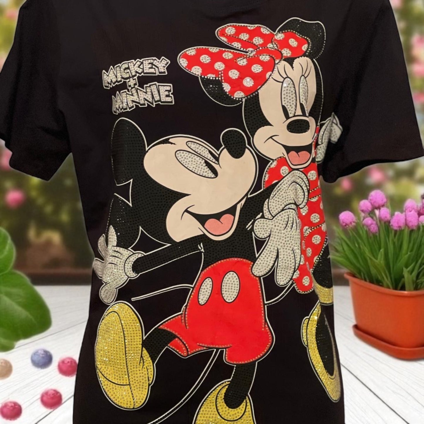 Mickey & Minnie Bling Shirt