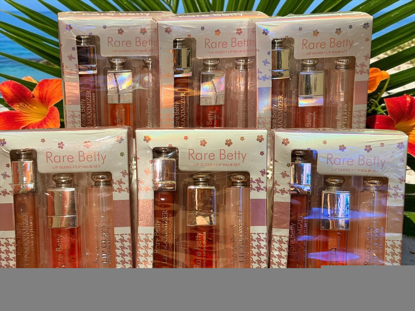 RARE BETTY LIP GLOSS+LIP BALM SET