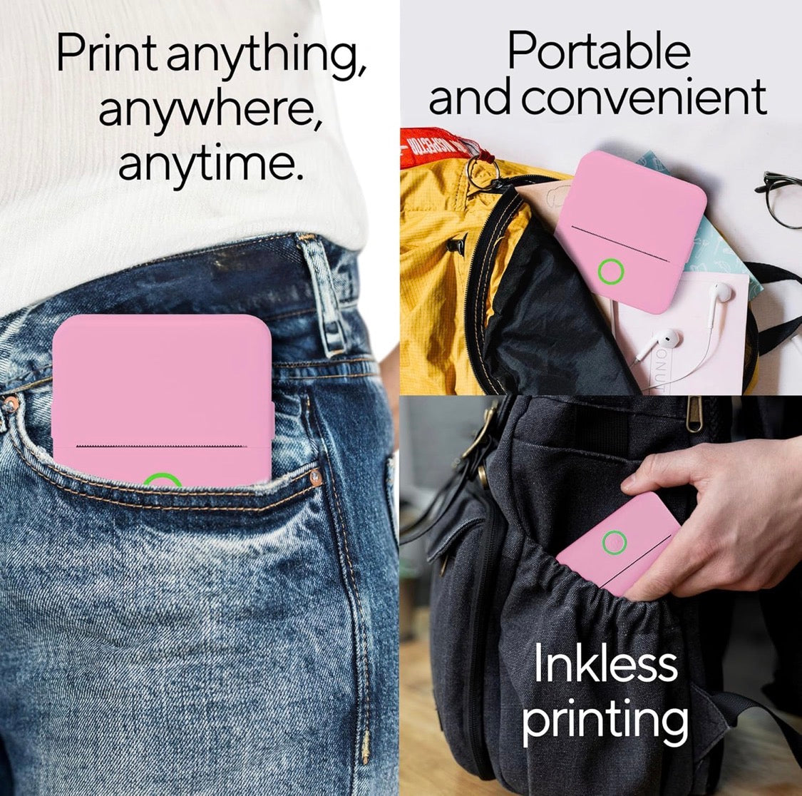 CORE INNOVATION WIRELESS PORTABLE THERMAL PRINTER BUNDLE