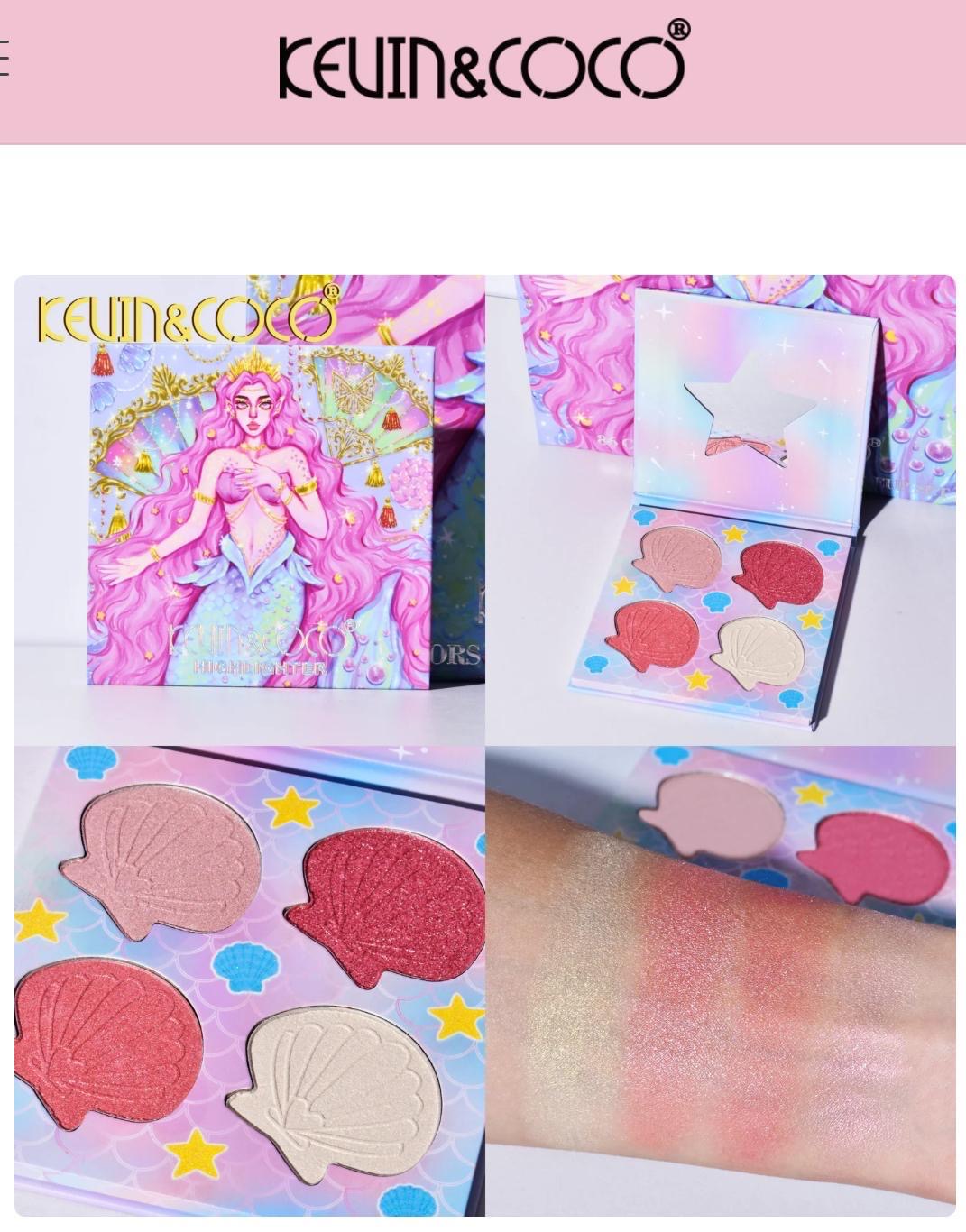 Kevin & Coco 86 Color face palette makeup set