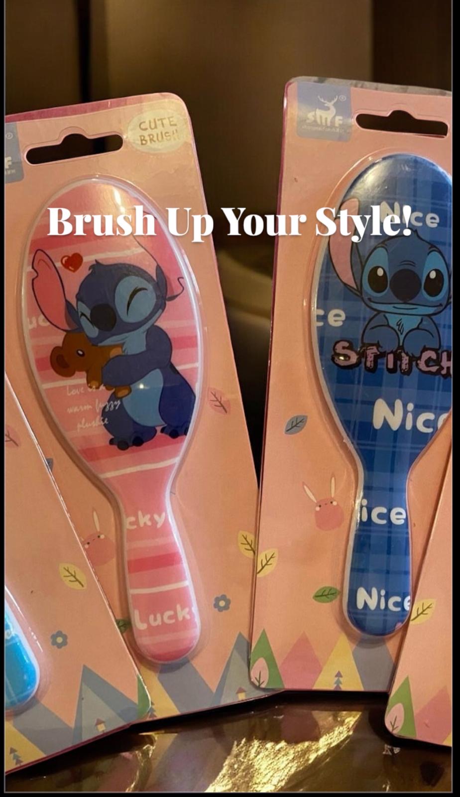 Stitch Girly Hair Brush