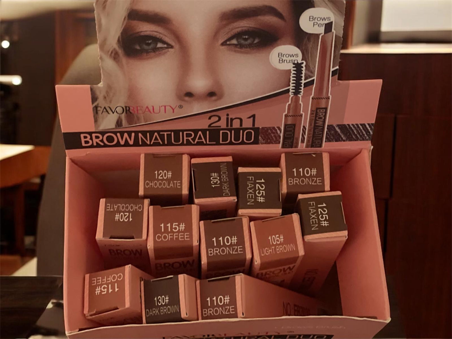 FAVORBEAUTY BROW NATURAL DUO 2in1