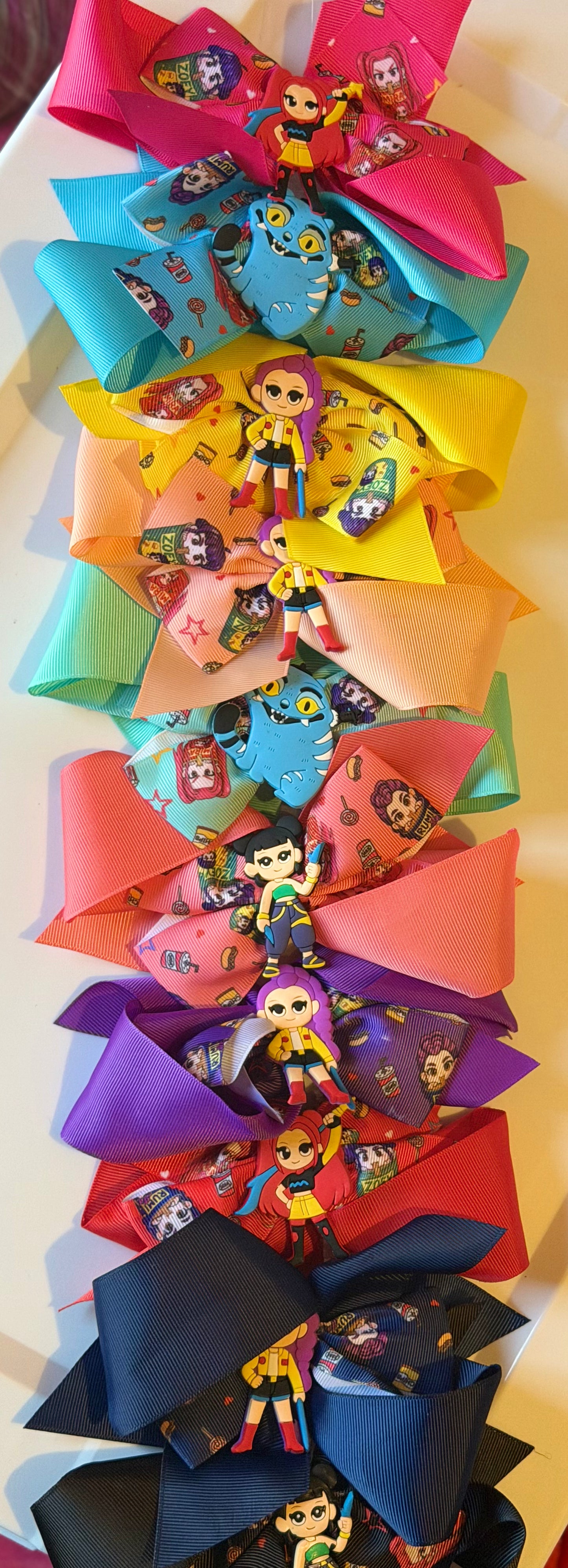 K-POP bow hair clip 10 pcs