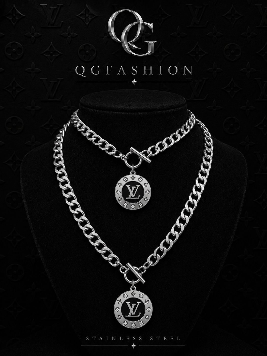 Stainless Steel Chain & Bracelet Set