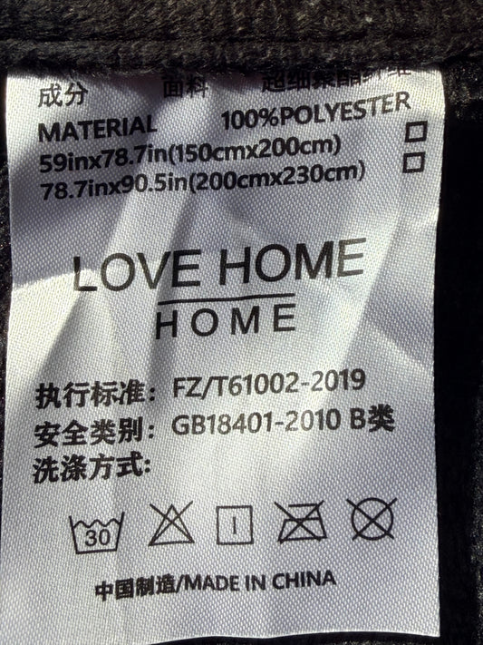 Love Home LV Blanket 59"x 78.7"