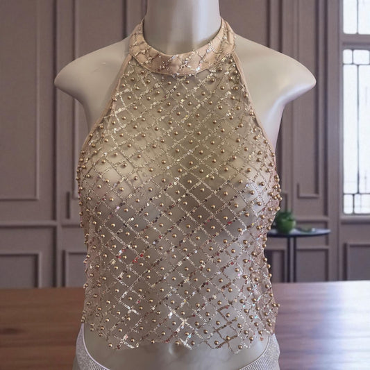 Bedazzle Shirt Gold