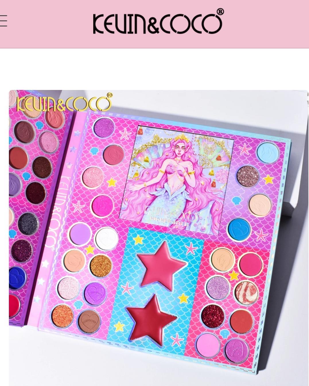 Kevin & Coco 86 Color face palette makeup set