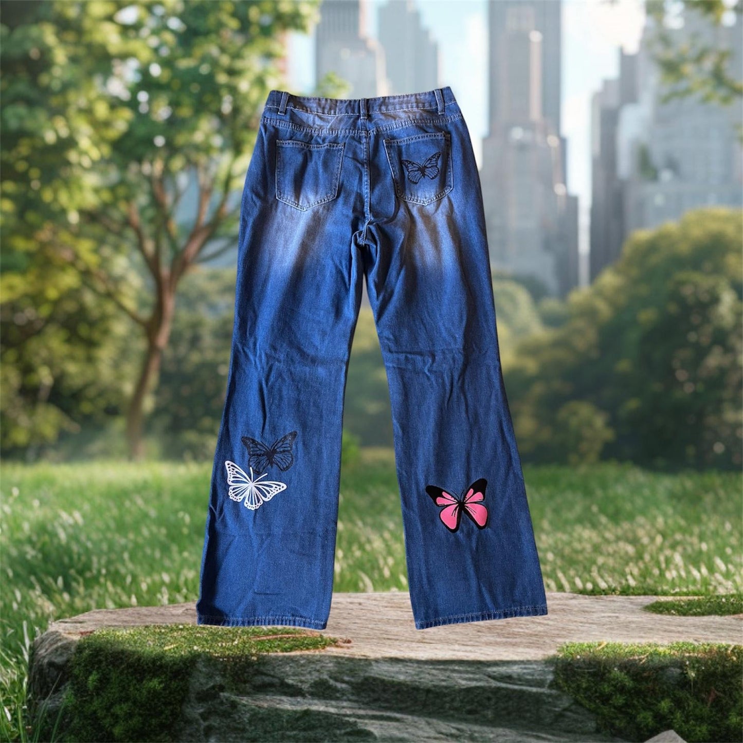 Butterfly 🦋 Ripped Jean