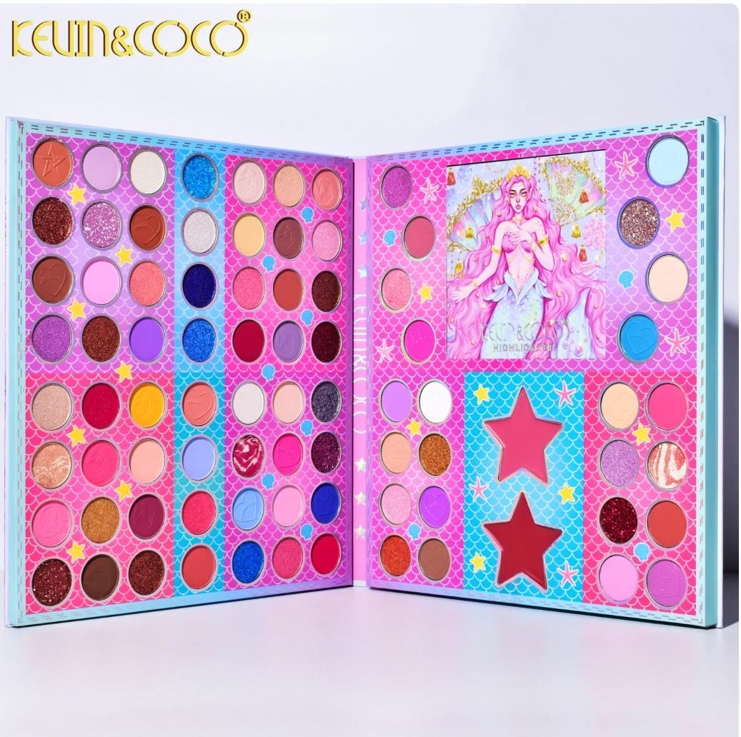 Kevin & Coco 86 Color face palette makeup set