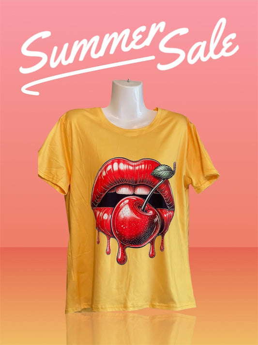 Lip 👄 Bling shirt