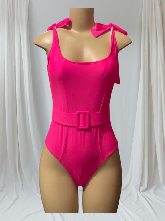 Bathing suit w/ belt