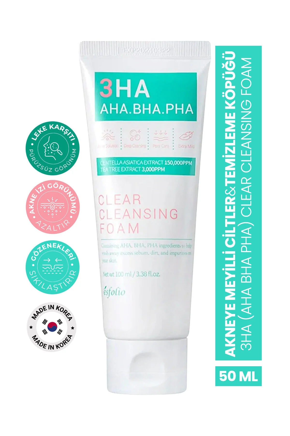 3HA CLEAR CLEASING FOAM