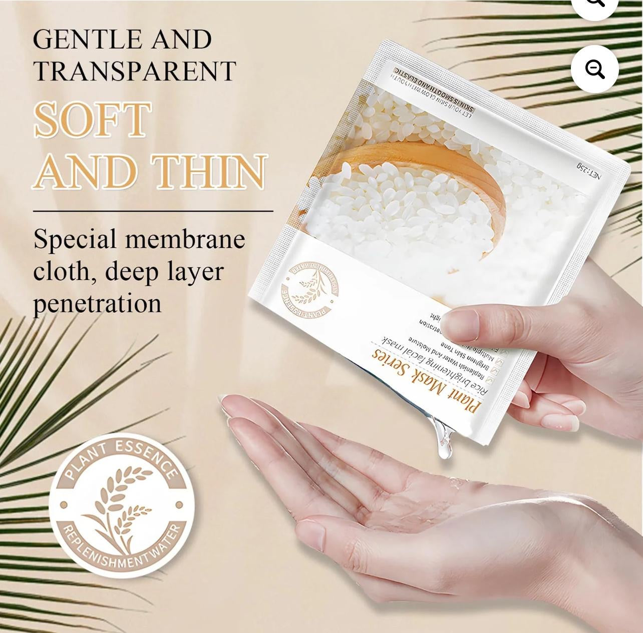 SADOER PLANT MASK SERIES(LET YOUR SKIN GLOW WITH YOUTH)