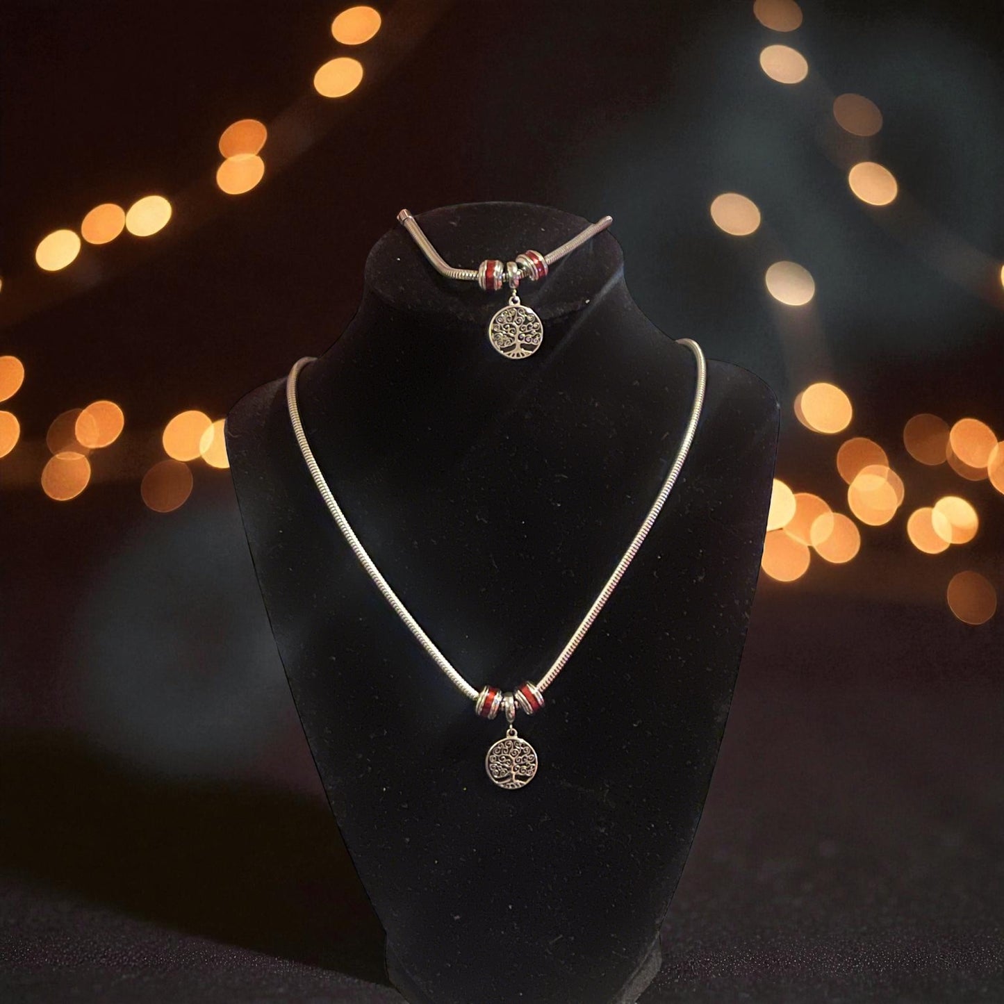 Chain with tree pendant