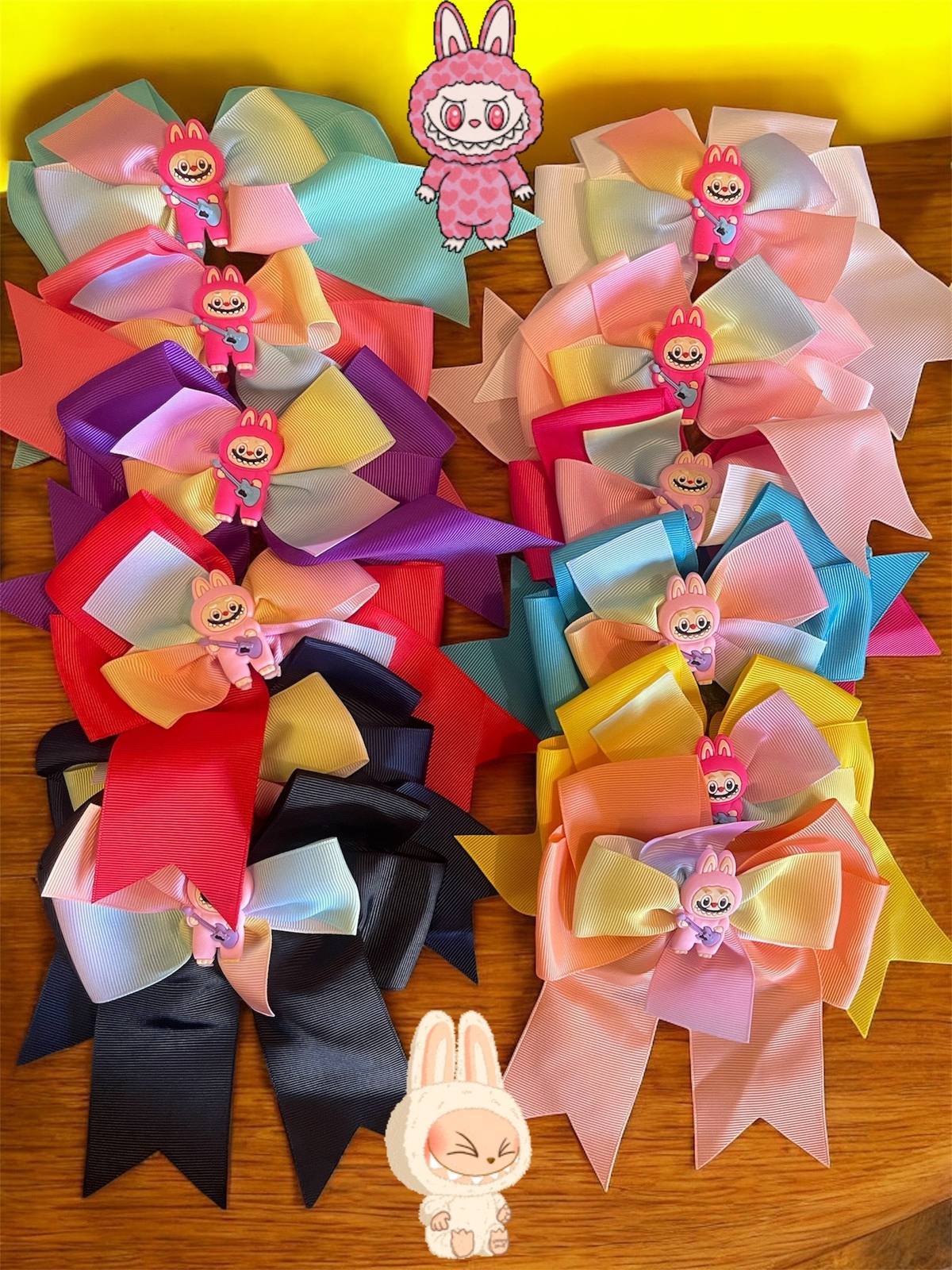LABUBU Girls Hair Bow Clip