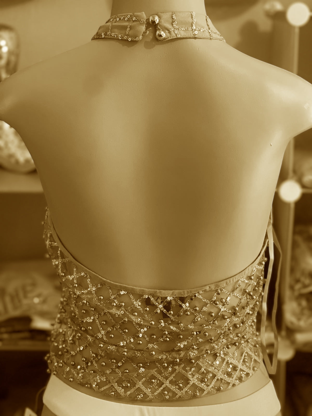 Bedazzle Shirt Gold