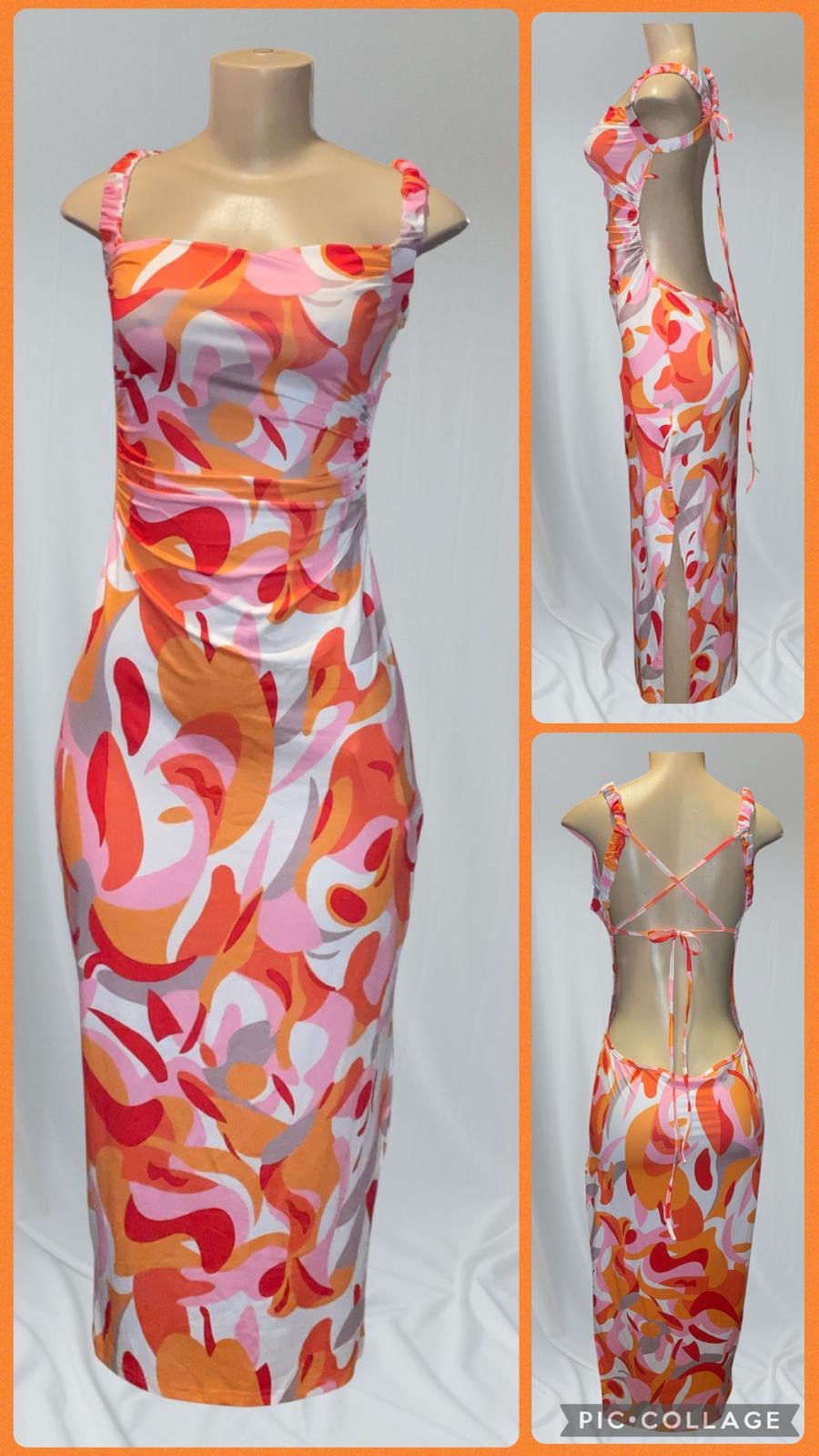 Backless strap Dress