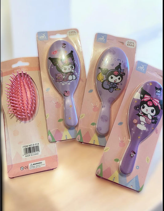 KUROMI GIRLY HAIR BRUSH