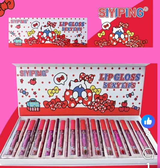 Siyiping lip gloss with lip liners