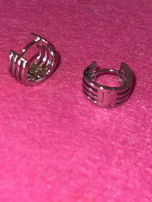 Stainless steel small earrings