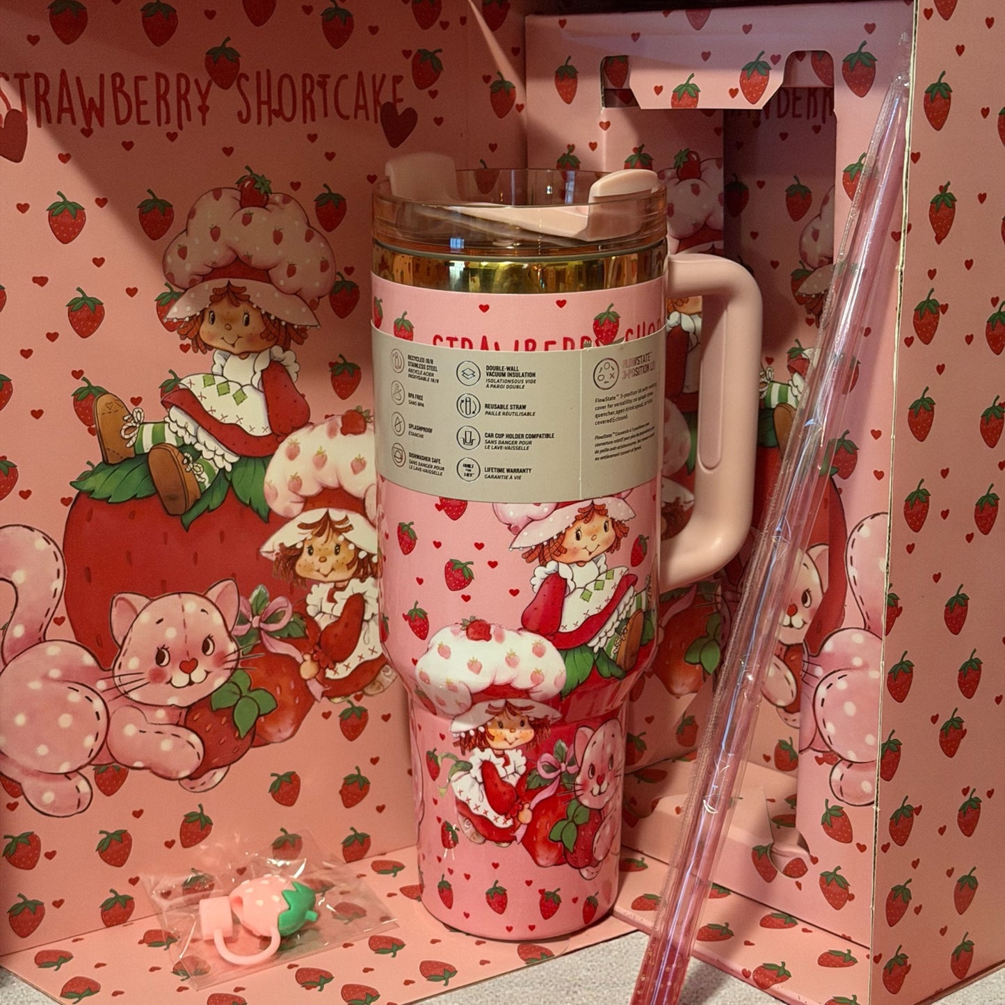 Strawberry shortcake tumbler (Special Edition) 40oz