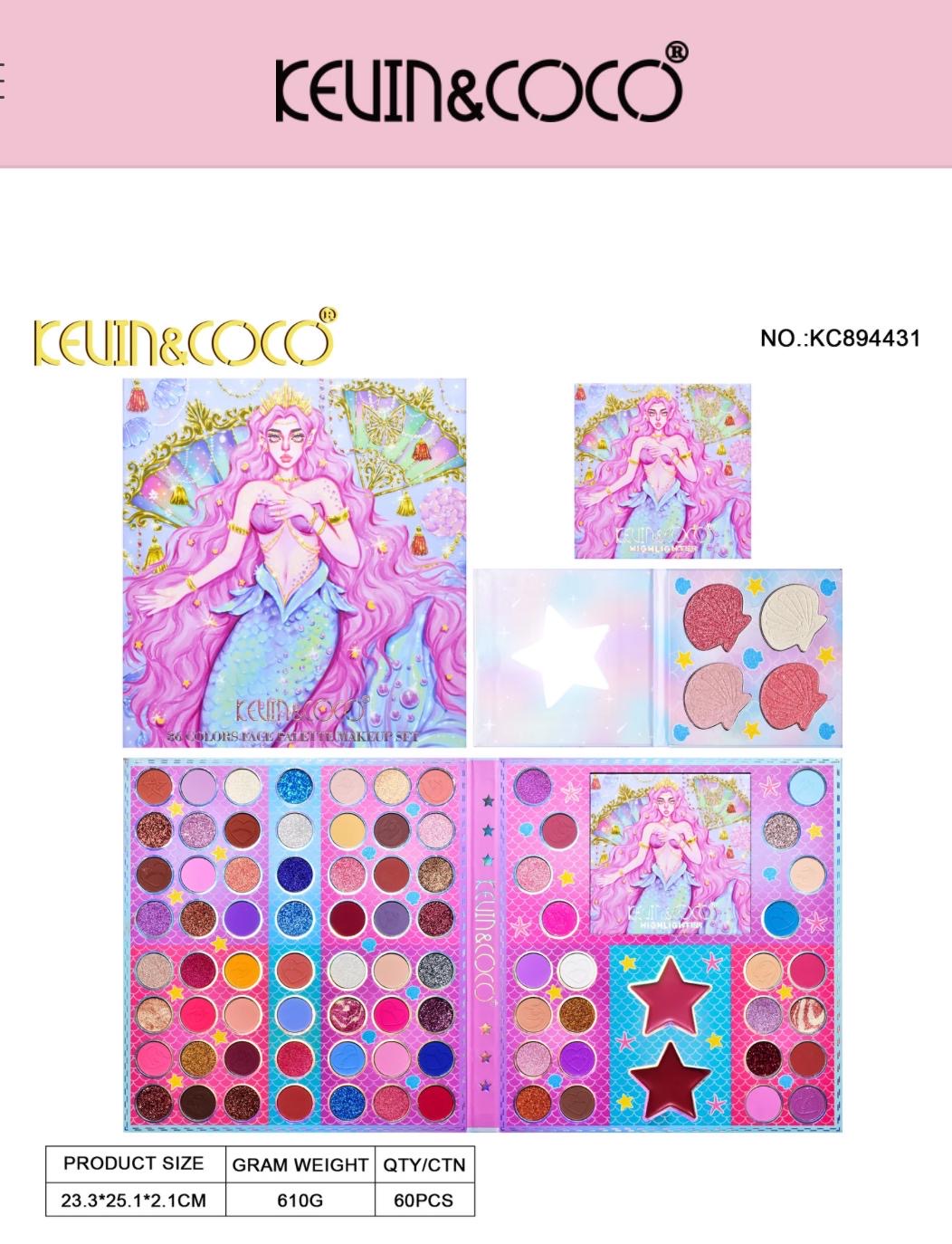 Kevin & Coco 86 Color Eyeshadow Pallet