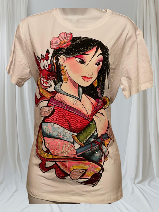 Chinese Girl Bling Shirt