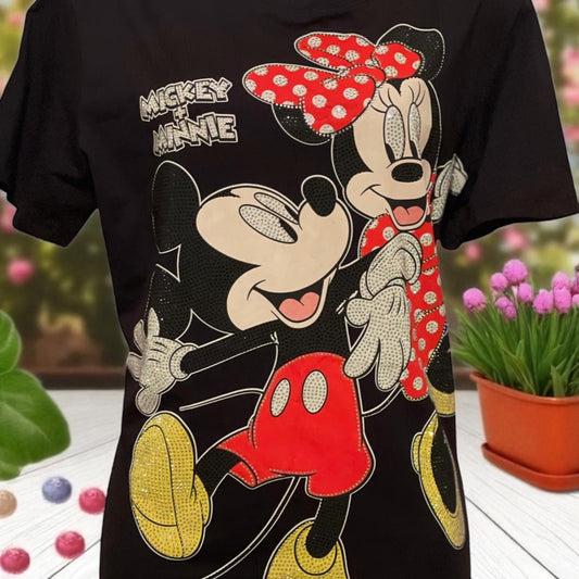 Mickey & Minnie Bling Shirt