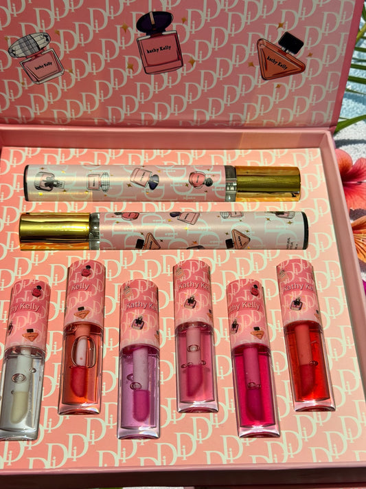 BABY KELLY LIP GLOSS & PERFUMES SET