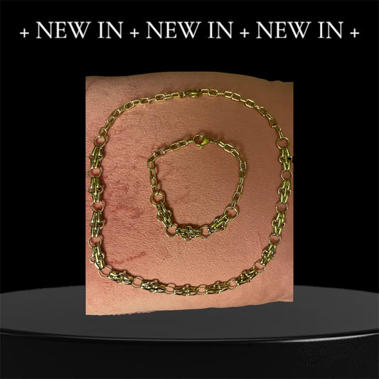 Gold plated chain set
