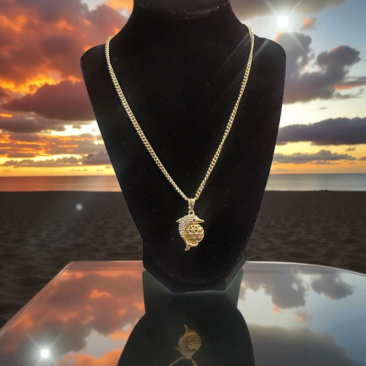 Chain with Dolphin pendant