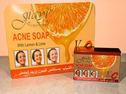 Vitamin C Acne soap with lemon & lime