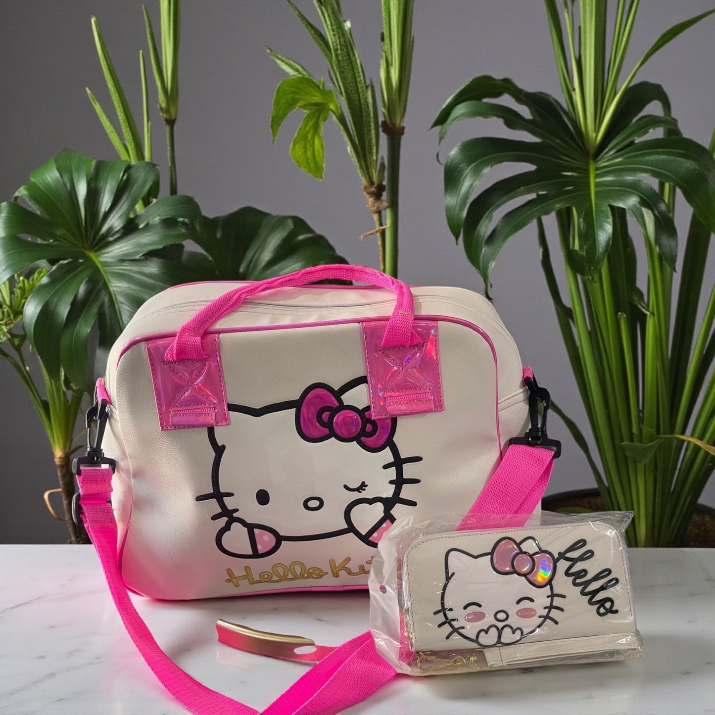 HK travel bag with wallet