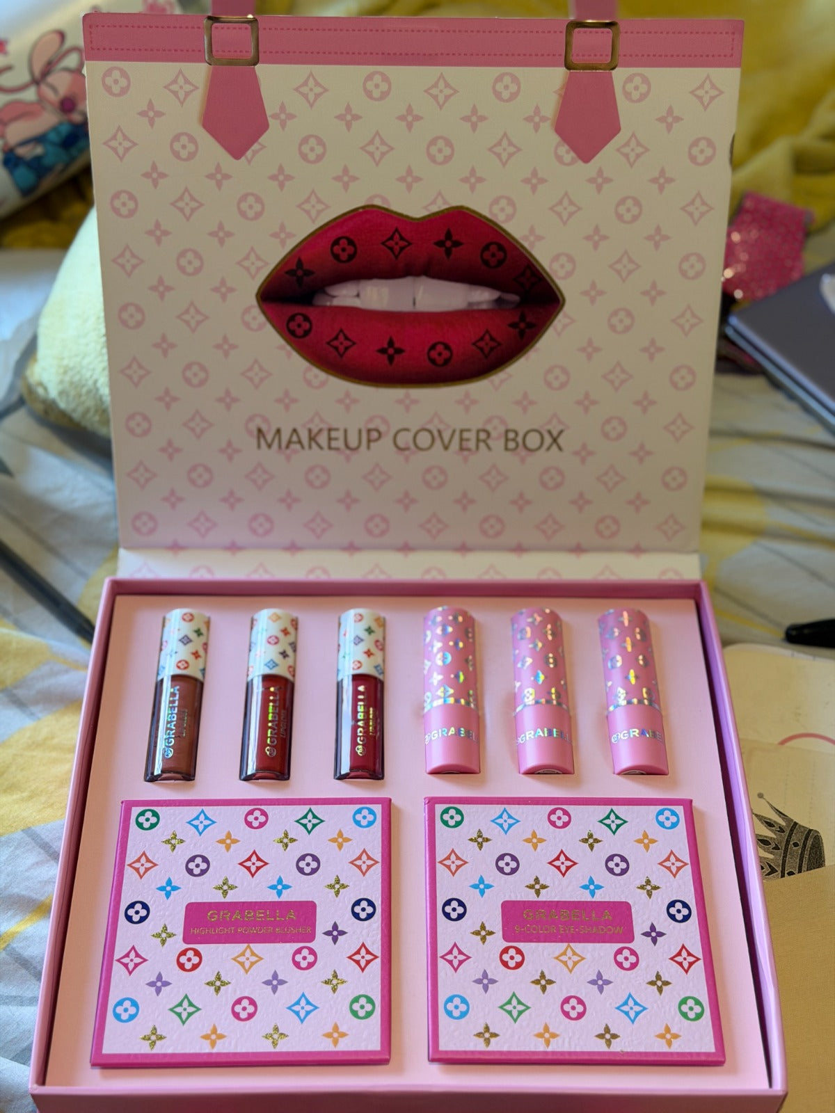 Eye Shadow, Blush & Lipstick Makeup Set