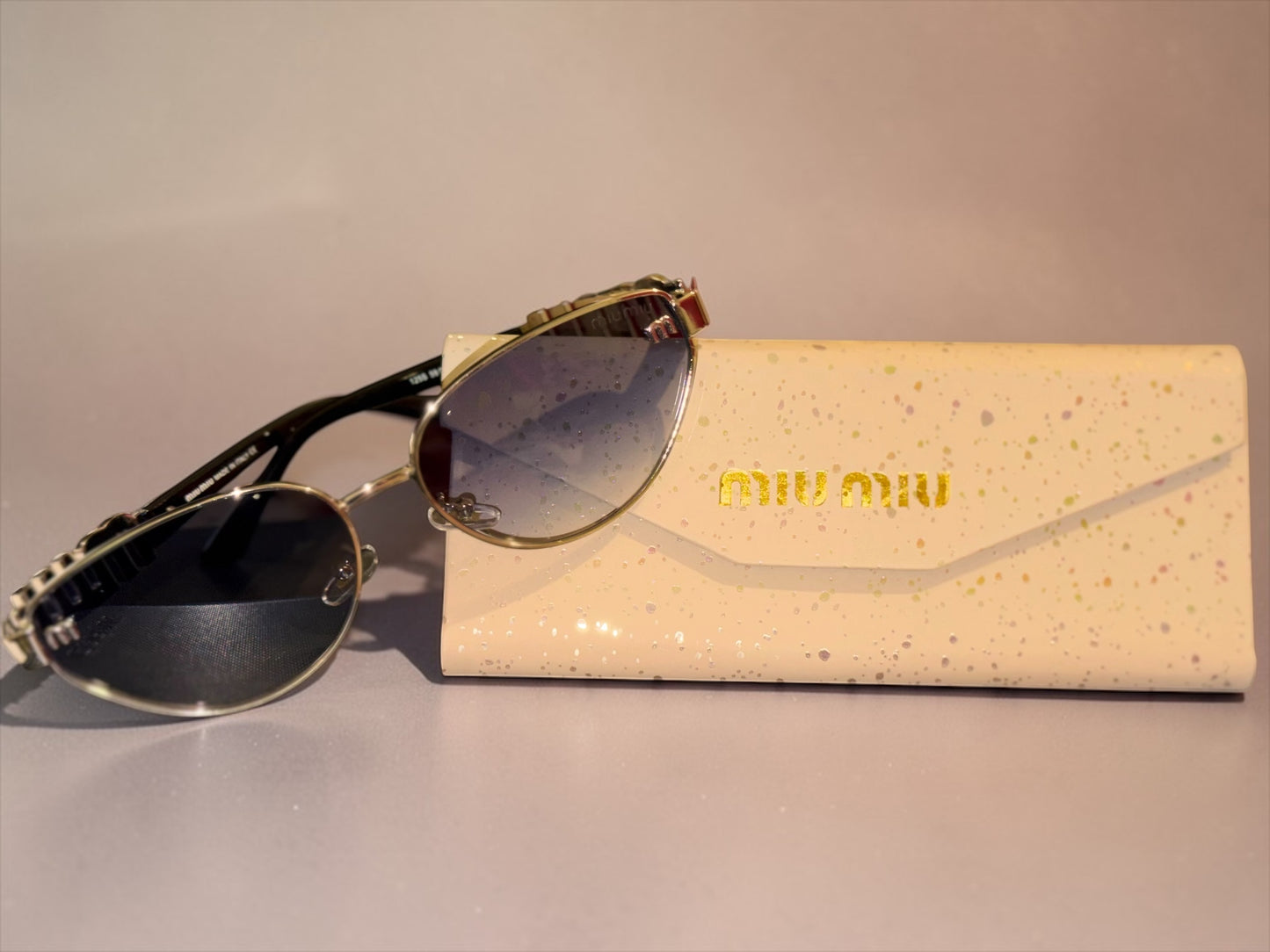 MIU MIU SUNGLASSES WITH CASE