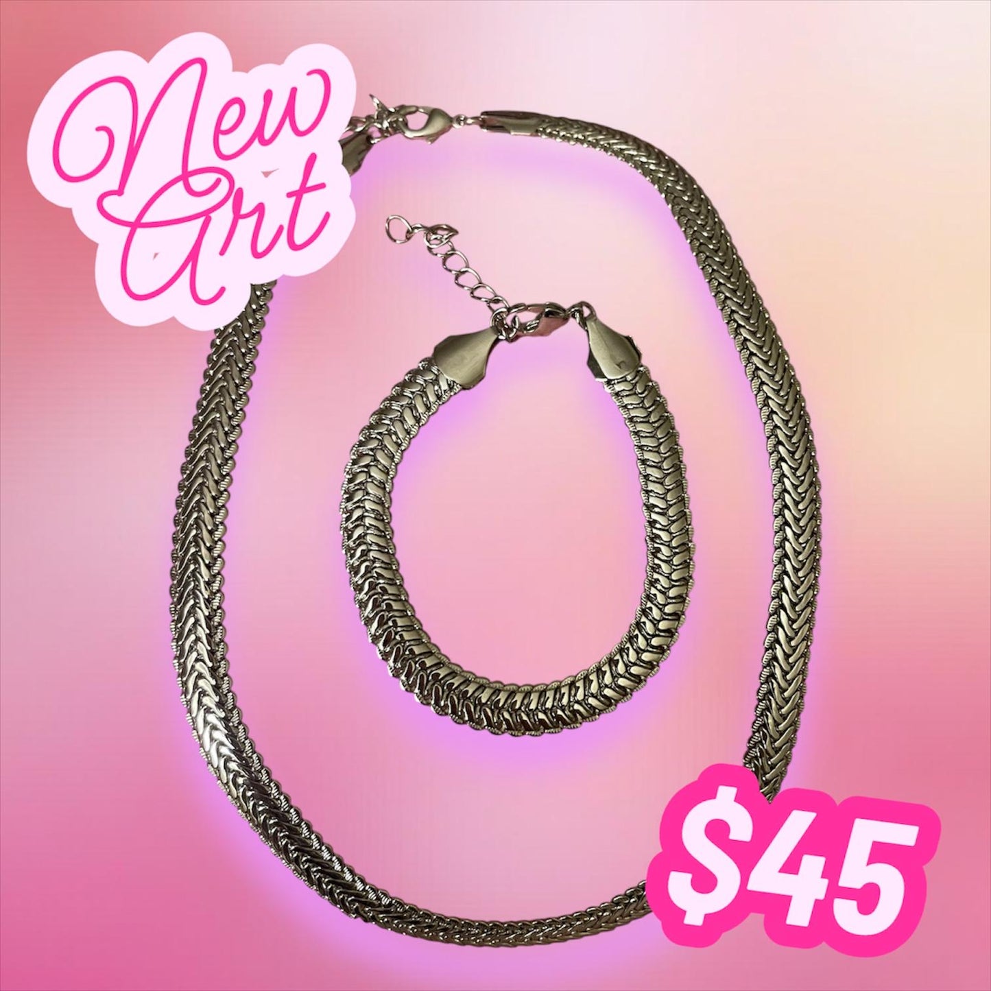Stainless Steel Chocker Set