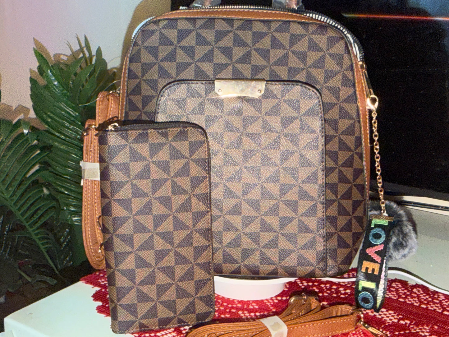 Backpack with wallet