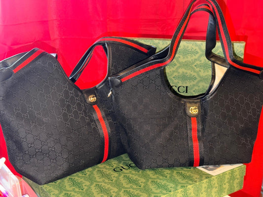 GG handbag with matching wallet (medium size)