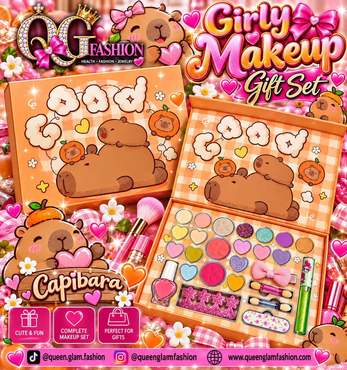 Capybara Cutie Makeup Palette