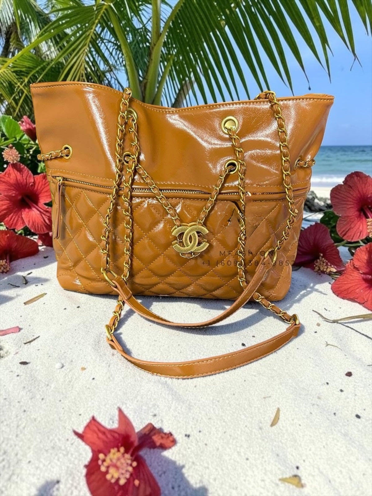 CC HANDBAG WITH CHAIN STRAP