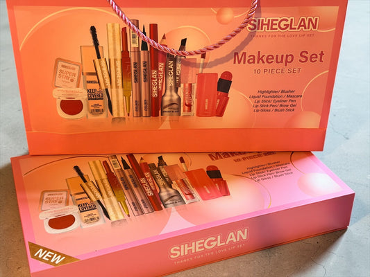 10-Piece Makeup Tool Set with Bag