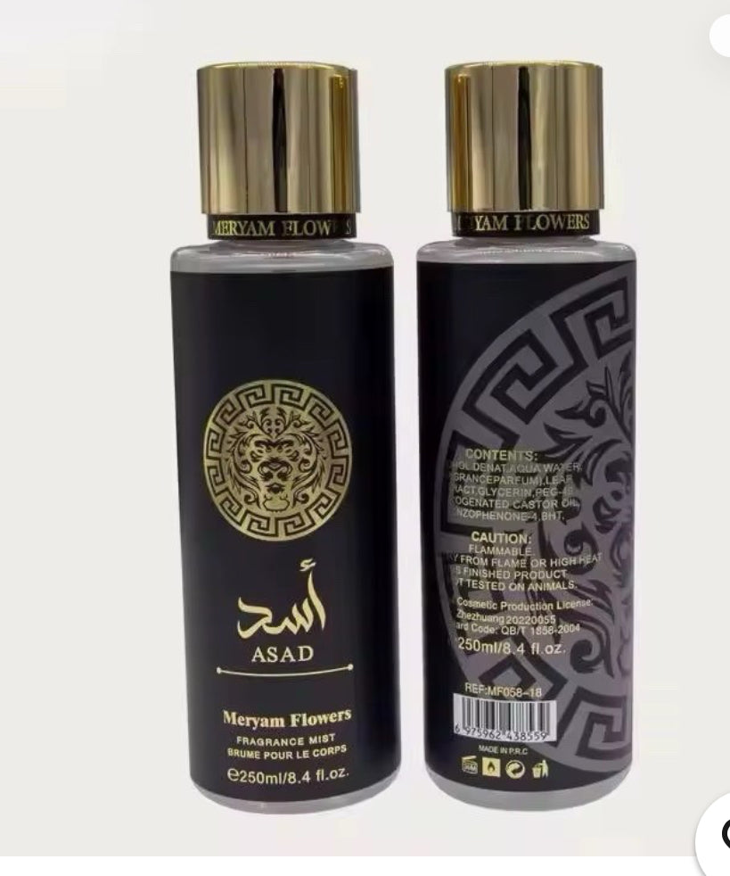 ASAD by LATAFFA Body Fragrance Mist 8.4oz