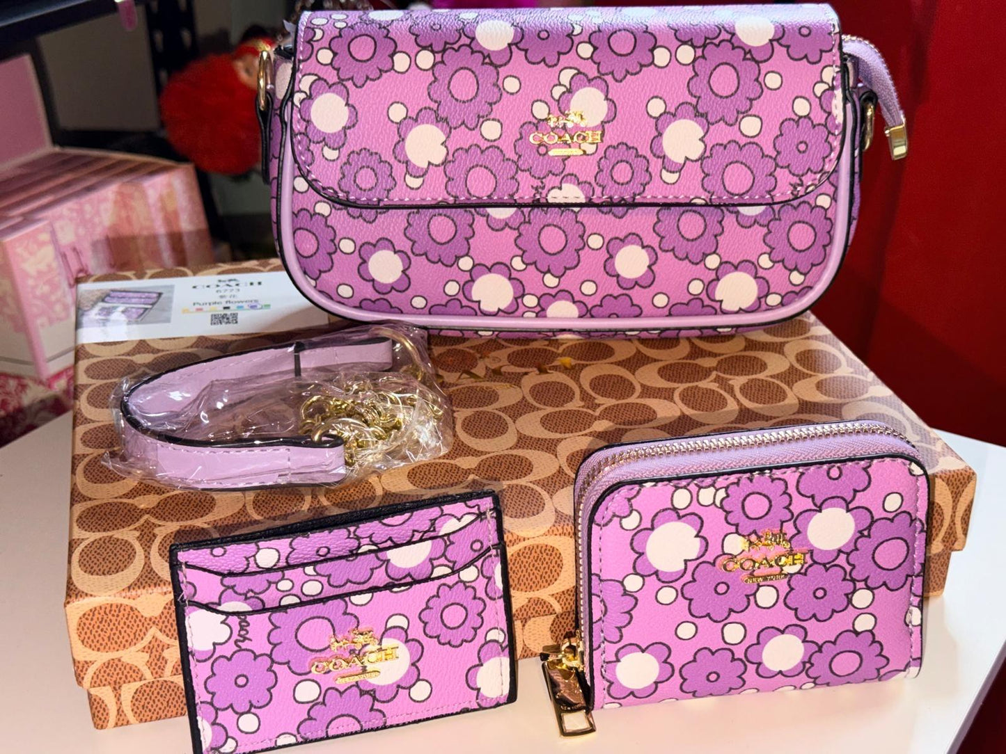 Coach handbag 3pc