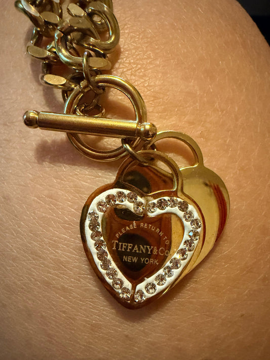 Gold Stainless Steel Bracelet Charm