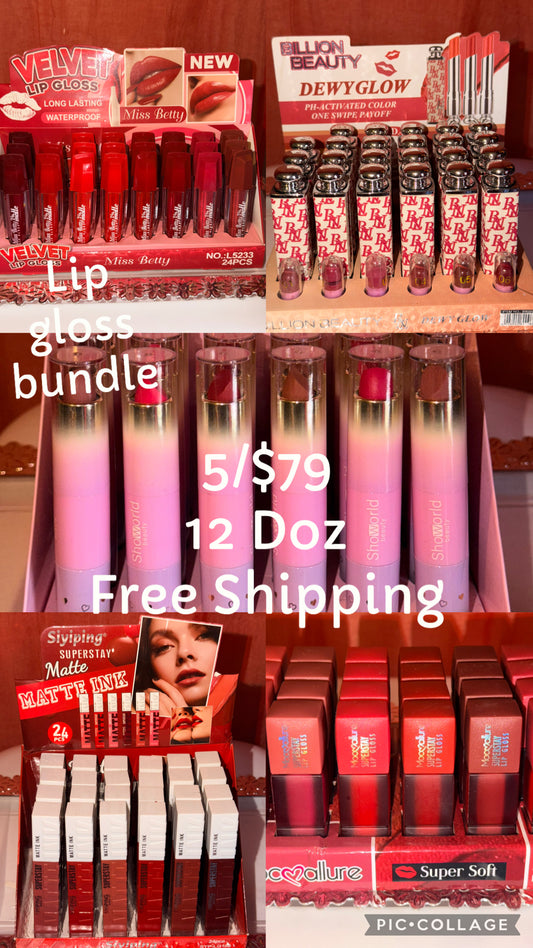 Lip gloss bundle 12doz (mix or match)
