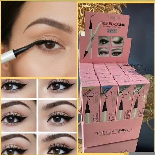 TRUE BLACK 24H WATWRPROOF EYELINER